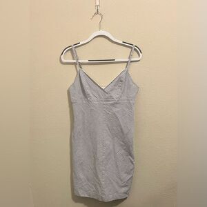 Isaac Mizrahi Black and White Striped Dress